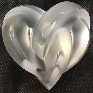 Lalique chrystal heart